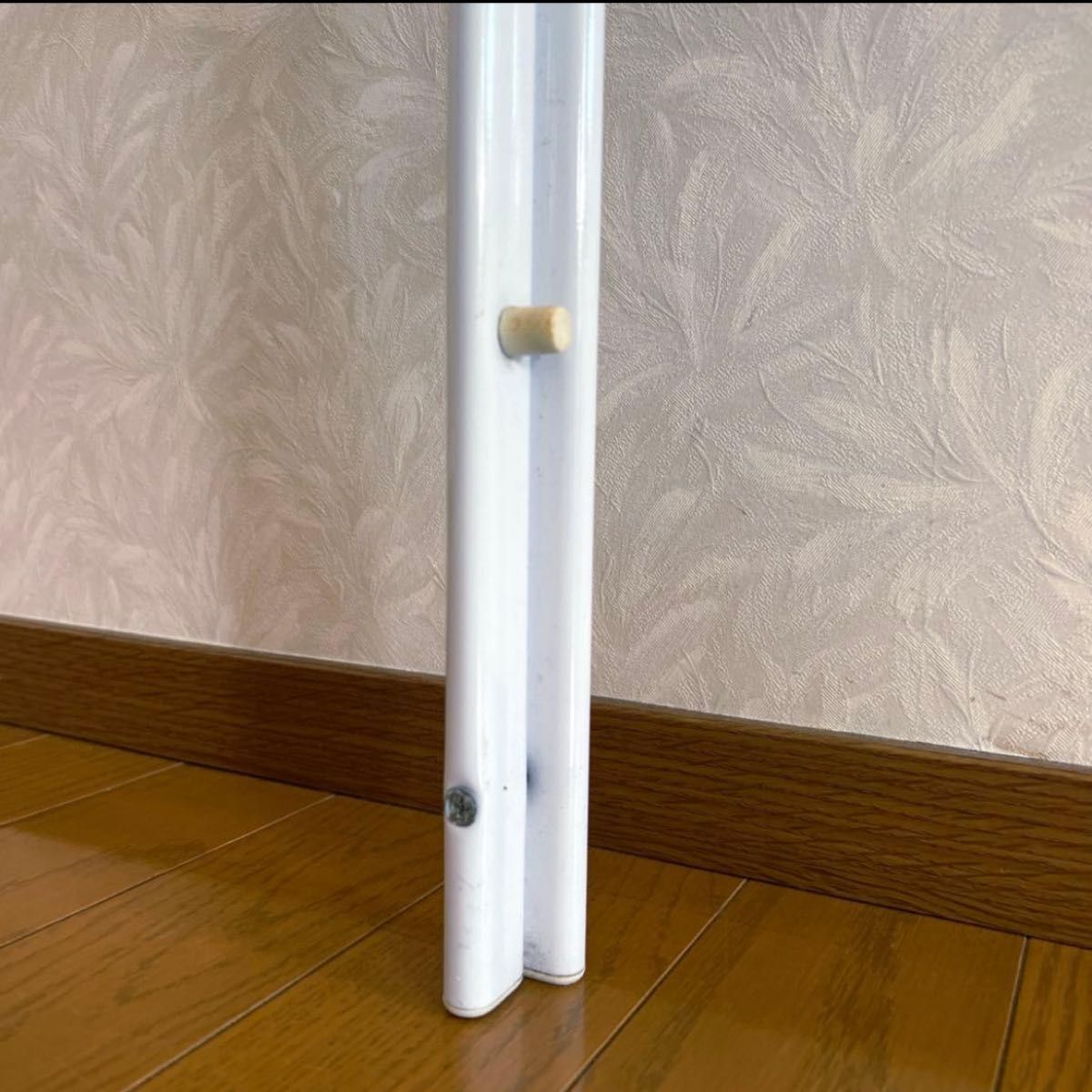 80s 90s モダン ガラステーブル ミッドセンチュリー アイアン 白