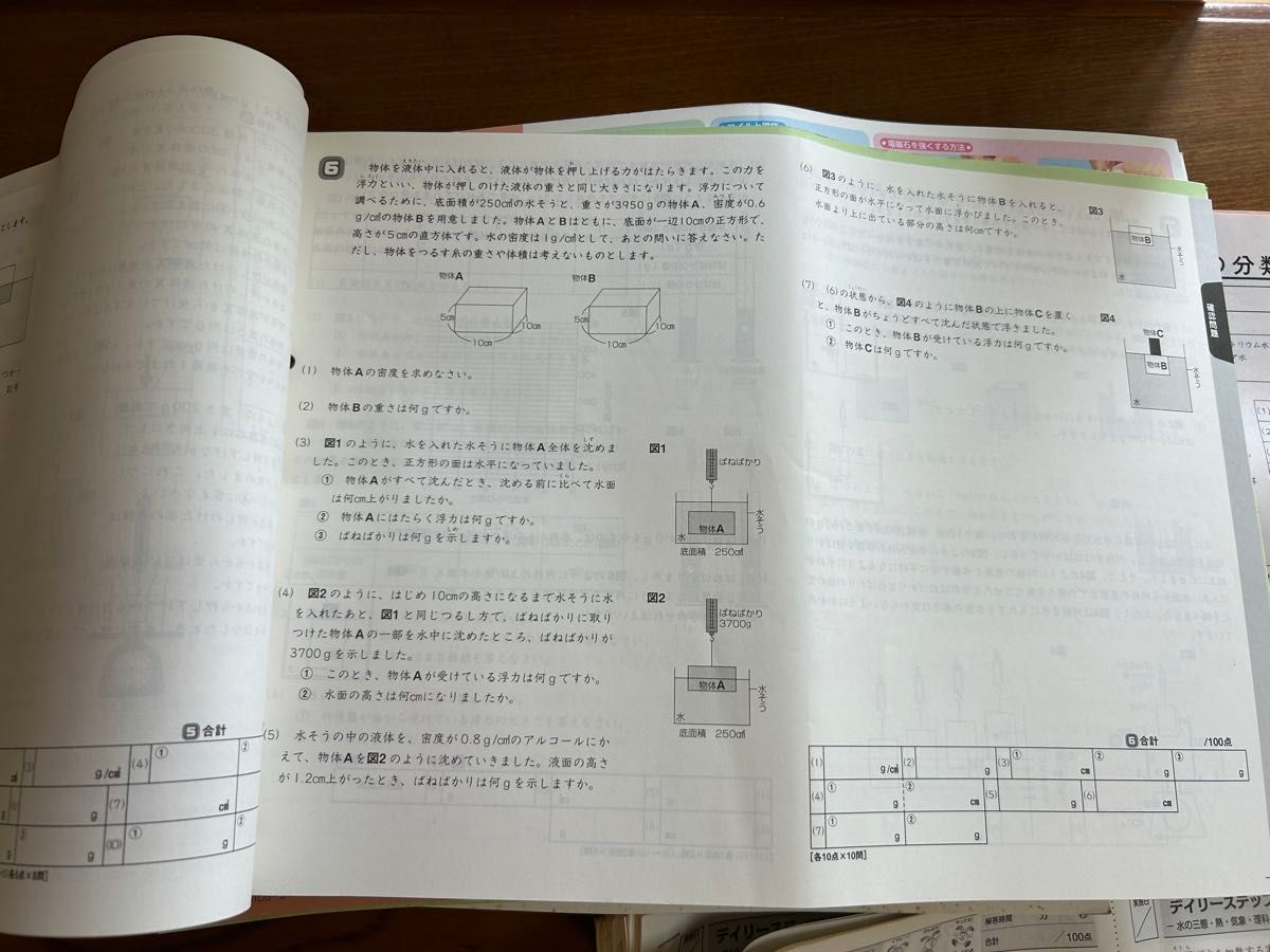 SAPIX 5年 理科 一年分 フルセットデイリーステップ スプリングサマー