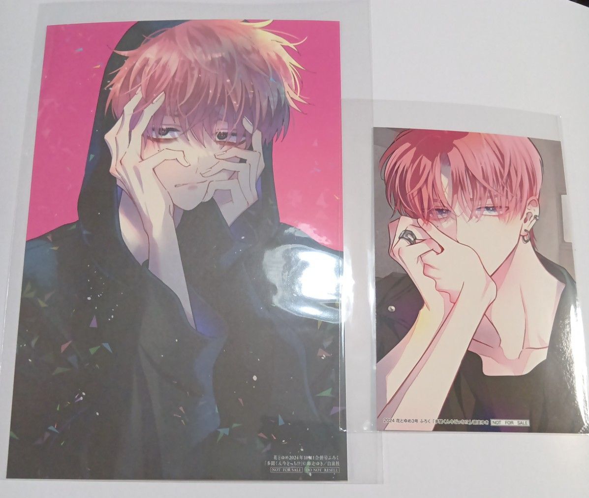 多聞くん今どっち 複製原画 花とゆめ 付録 福原多聞 ヤミ原くん｜Yahoo