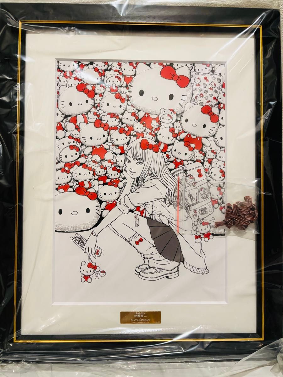 伊藤潤二×ギャル富江 ×マイメロディ＆クロミ キティ 複製原画 2セット