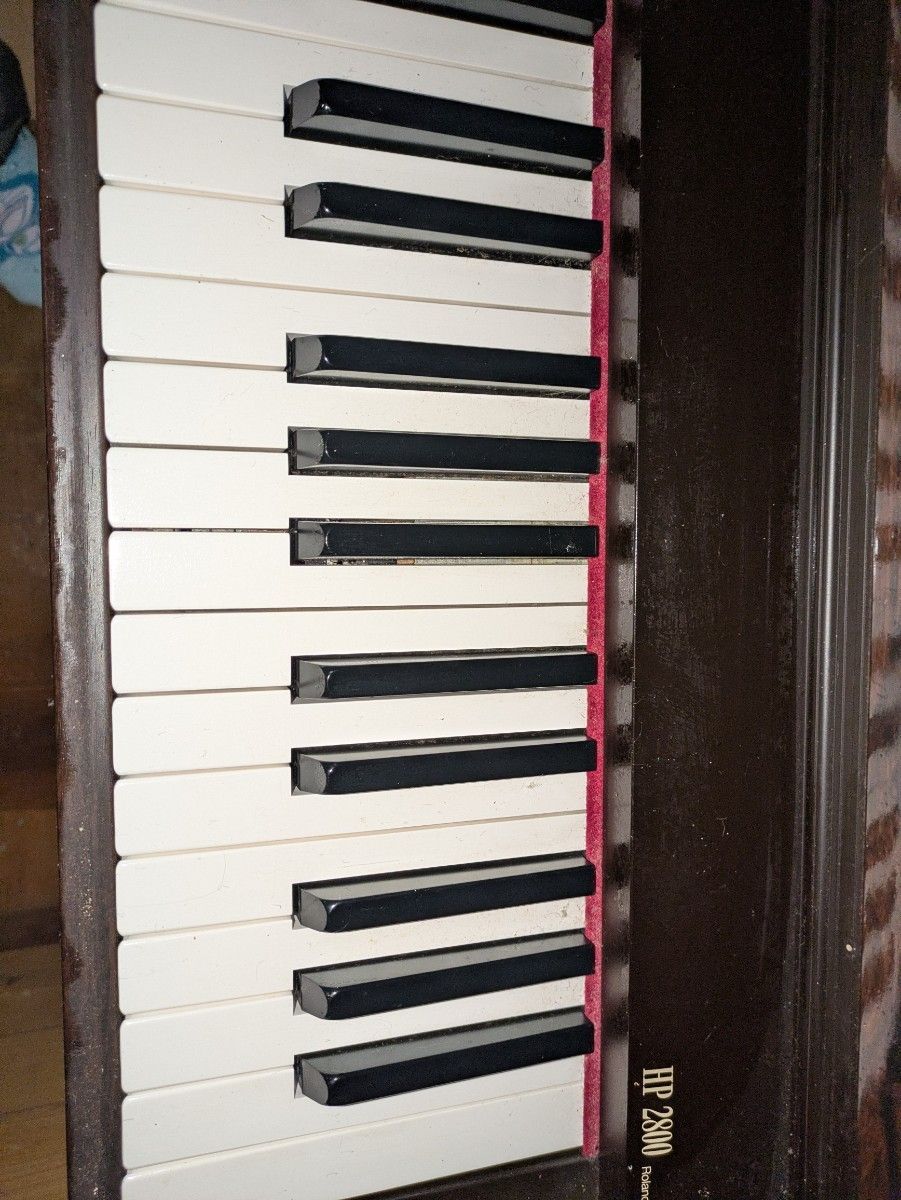 ジャンク品】Roland 電子ピアノ HP 2800 88鍵 黒 電子ピアノ｜Yahoo