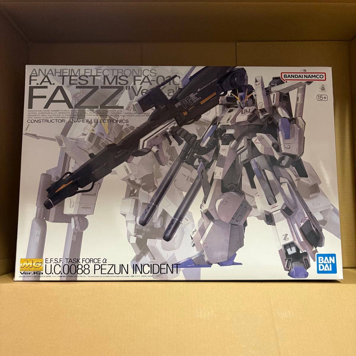 MG FAZZ ver ka 未開封 未組立品｜Yahoo!フリマ（旧PayPayフリマ）