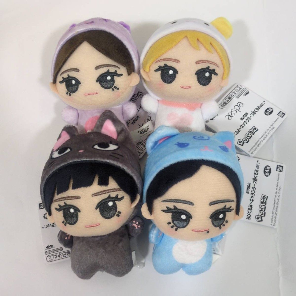 新品 タグ付き aespa エスパ ちびぐるみ キャラクターズ着ぐるみver 全