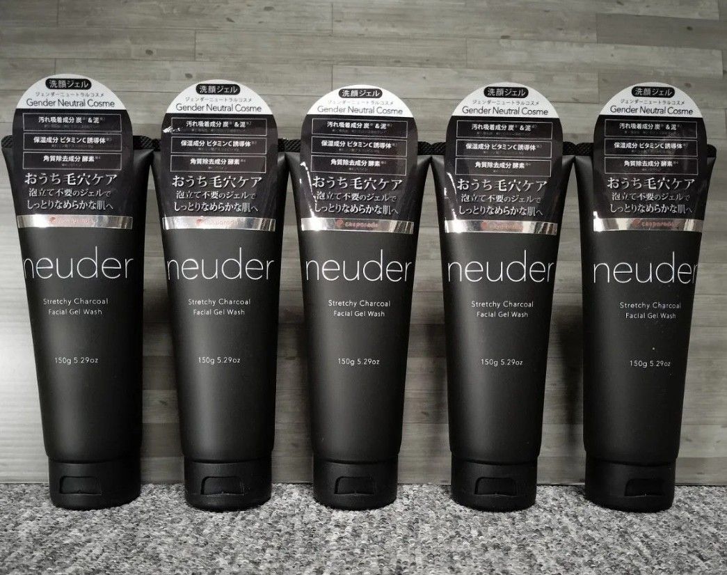 新品】neuder(ニューダー) 炭泥マッサージ洗顔ジェル 5点セット｜Yahoo