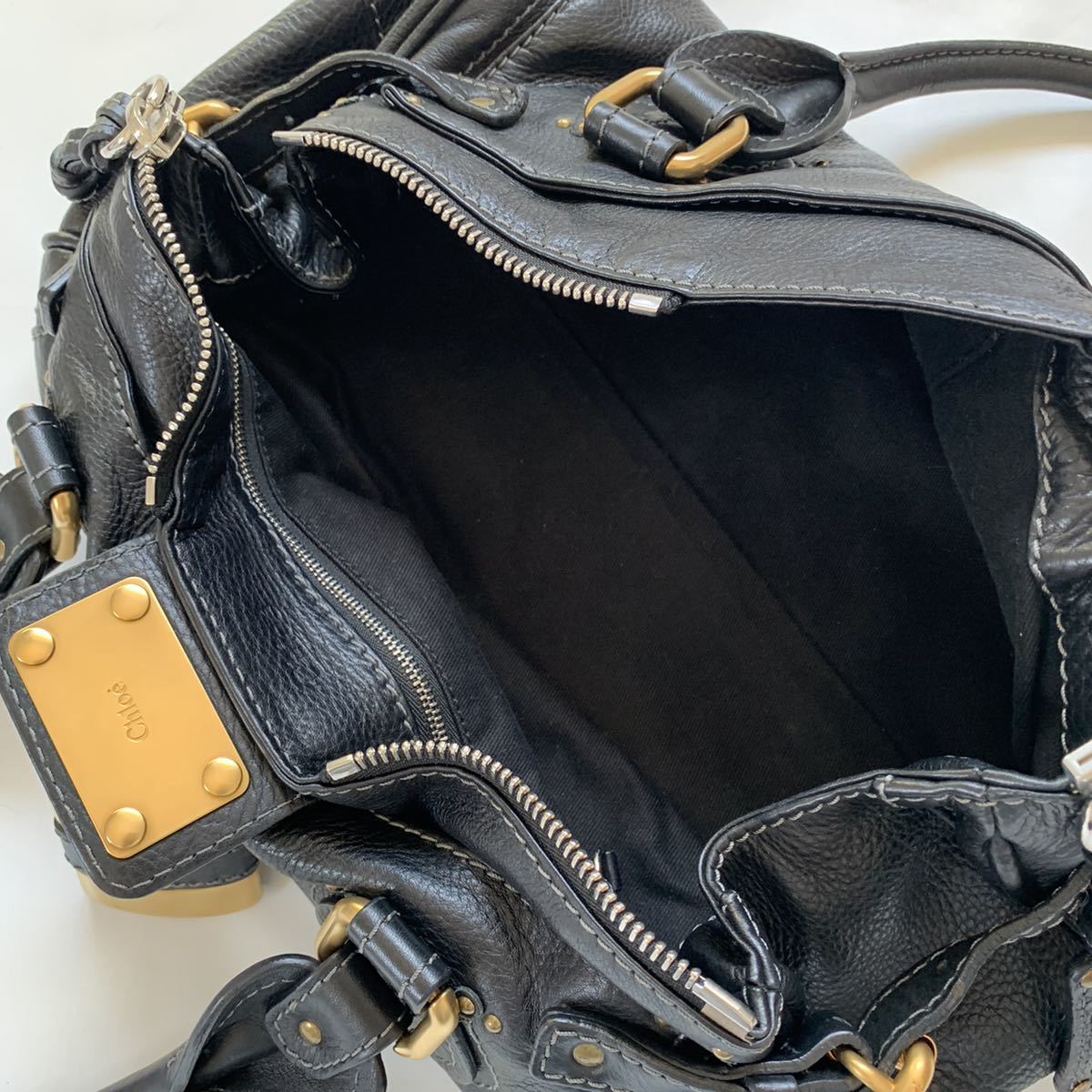 Chloe クロエ パディントン 南京錠 鍵 トートバッグ ハンドバッグ