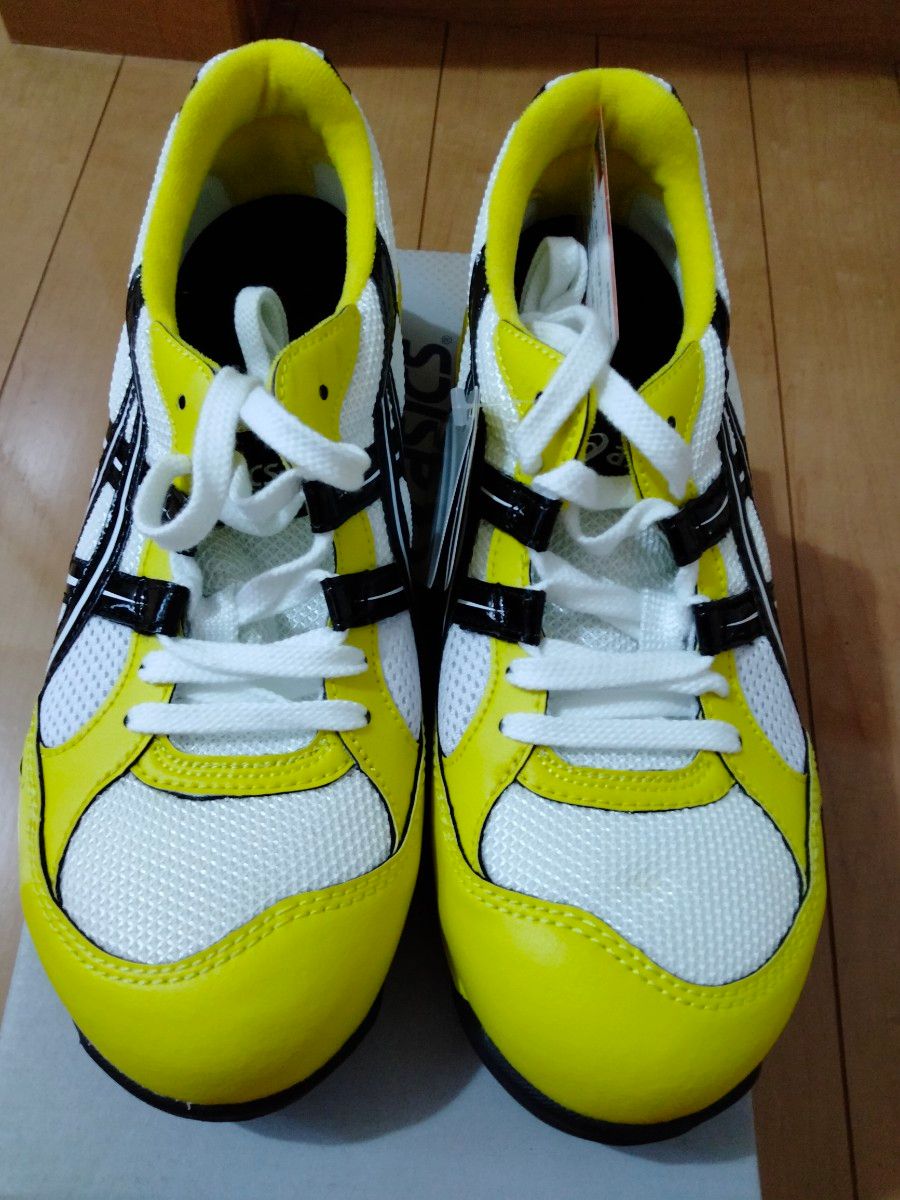 希少廃盤asics アシックス ウインジョブ 安全靴 FIS33L 24 5cm 新品未