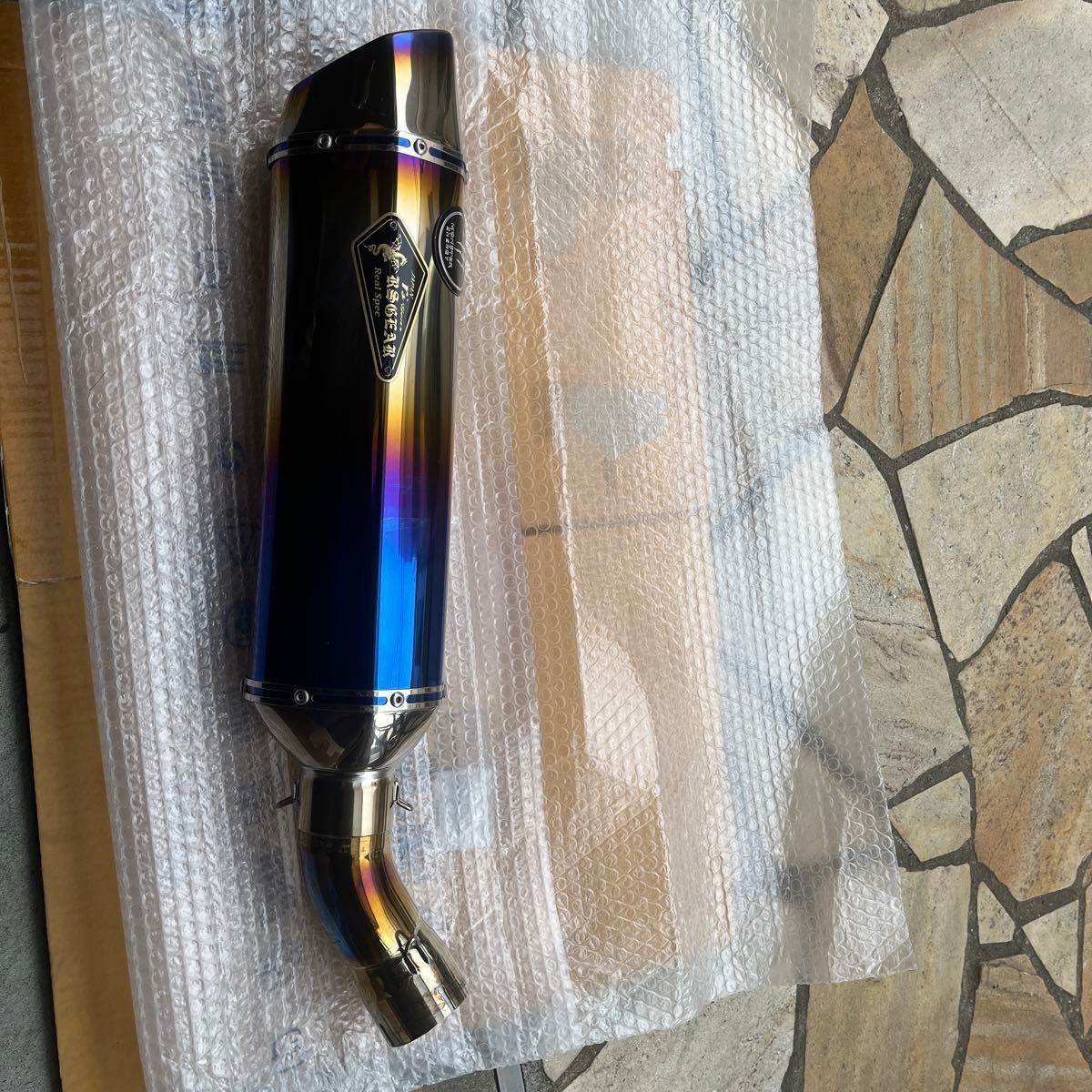 ZH2スリップオンマフラー アールズギア チタン｜Yahoo!フリマ（旧