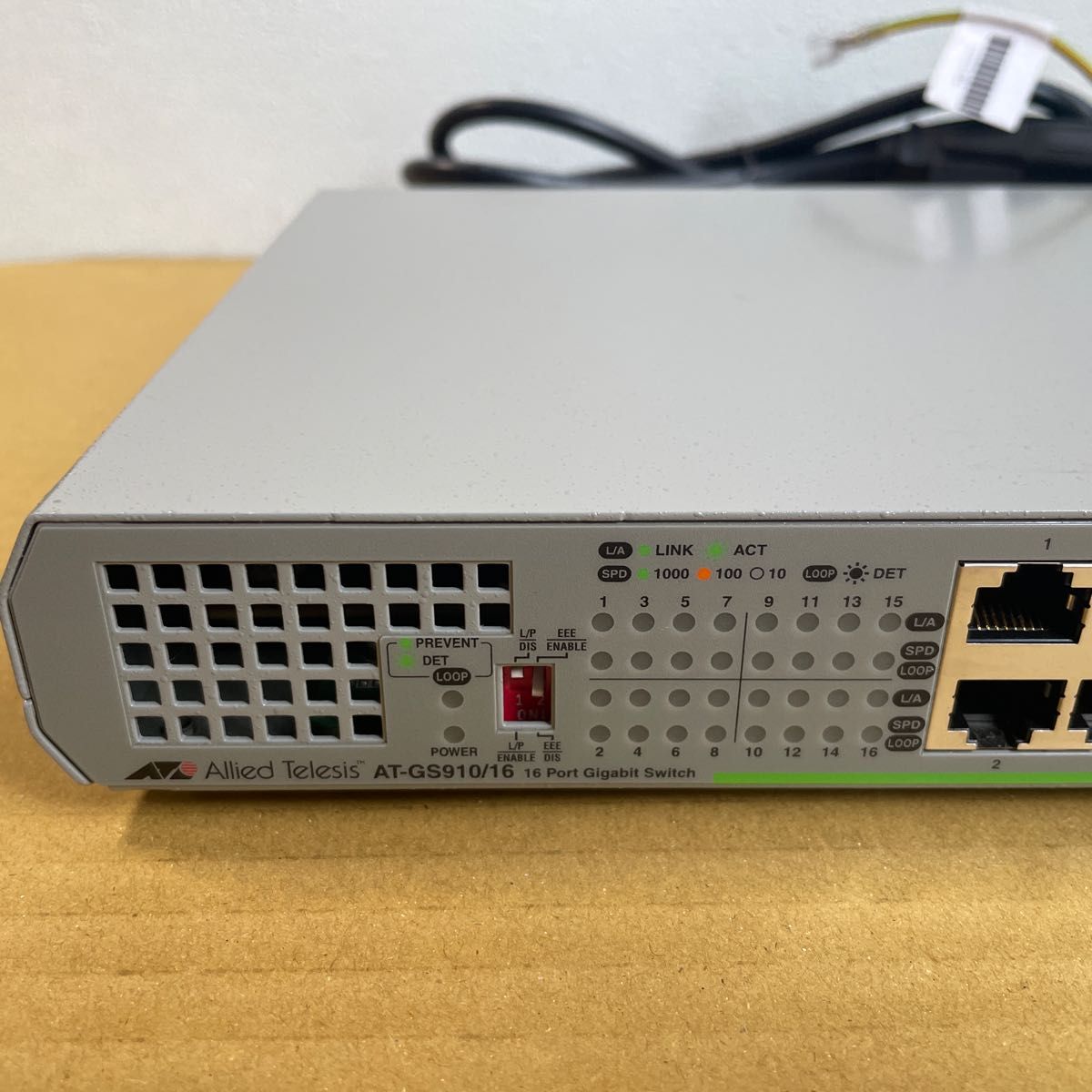 スイッチングハブ 16ポート アライドテレシス AT-GS910/16｜Yahoo