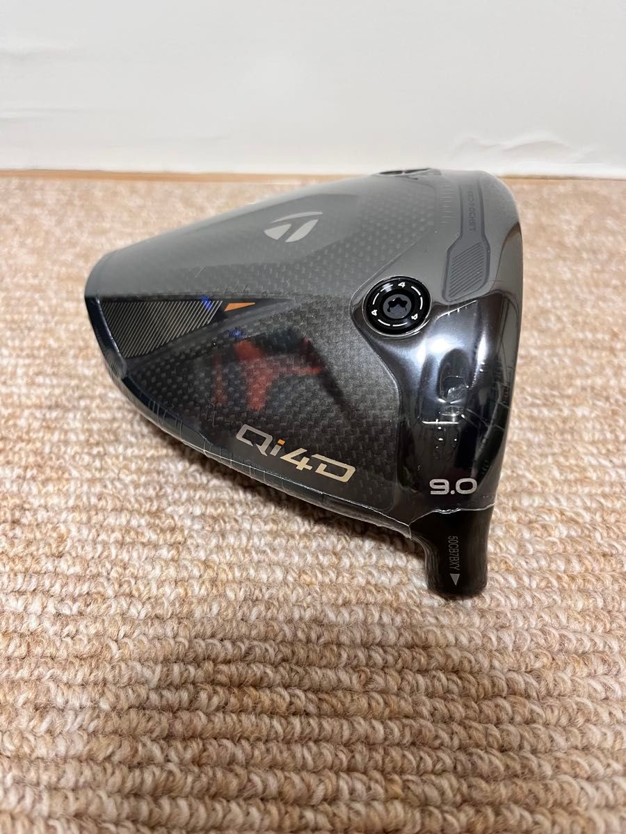 新品 テーラーメイド Qi4D ドライバー ヘッド単品 ヘッドカバー付き