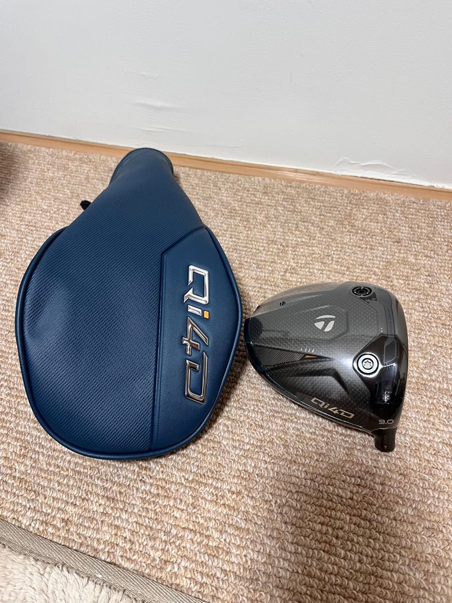 新品 テーラーメイド Qi4D ドライバー ヘッド単品 ヘッドカバー付き