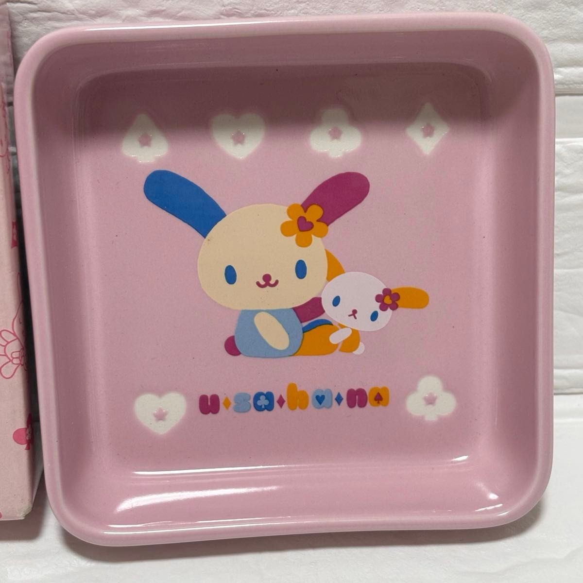 激レア 未使用 ウサハナ 小皿 2005 平成レトロ 当時物 サンリオ