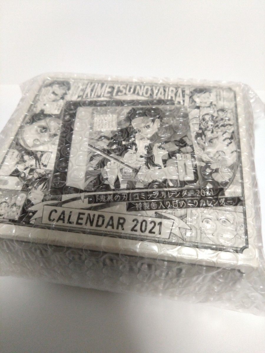 希少品 】鬼滅の刃 コミックカレンダー2021 特製缶入り 日めくり