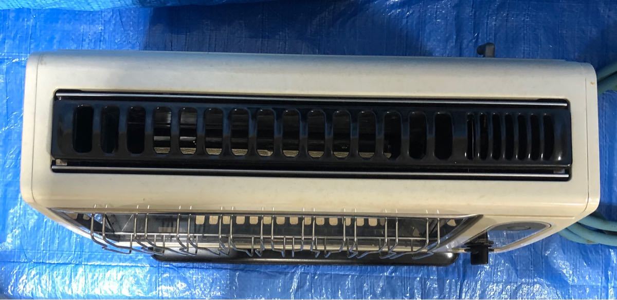 送料込み 80' 昭和レトロ 赤外線 ガスストーブ 都市ガス リンナイ 大阪