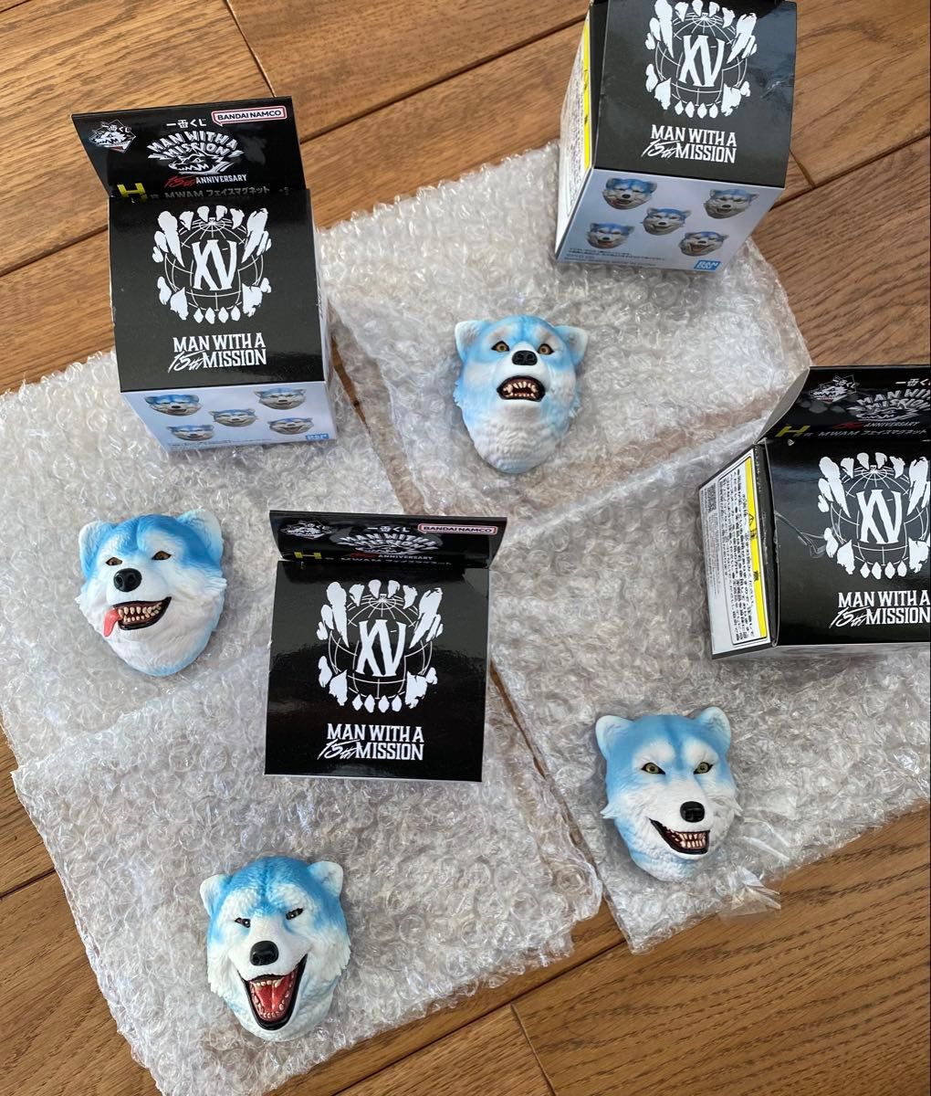 MAN WITH A MISSION 一番くじ H賞 フェイスマグネット 4種 セミ