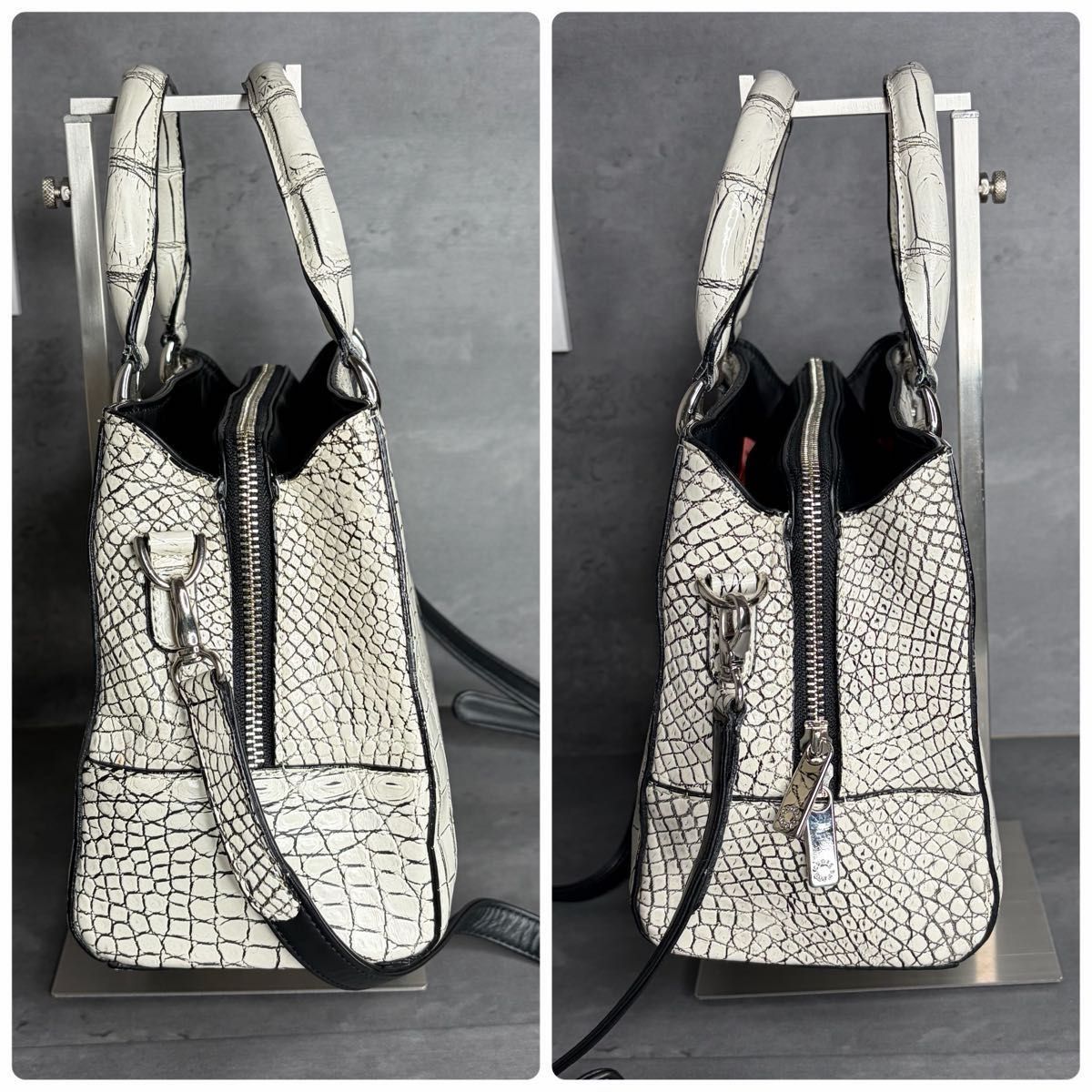 JRA認定】CROIX ROYAL クロワロワイヤル マットクロコダイル バニラ