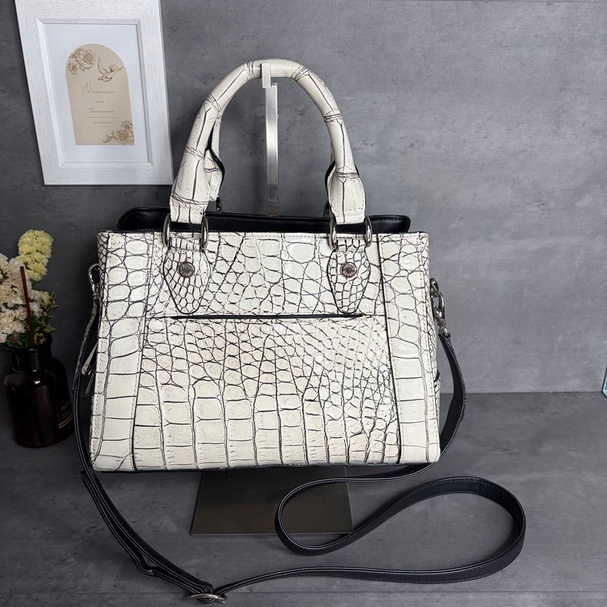 JRA認定】CROIX ROYAL クロワロワイヤル マットクロコダイル バニラ