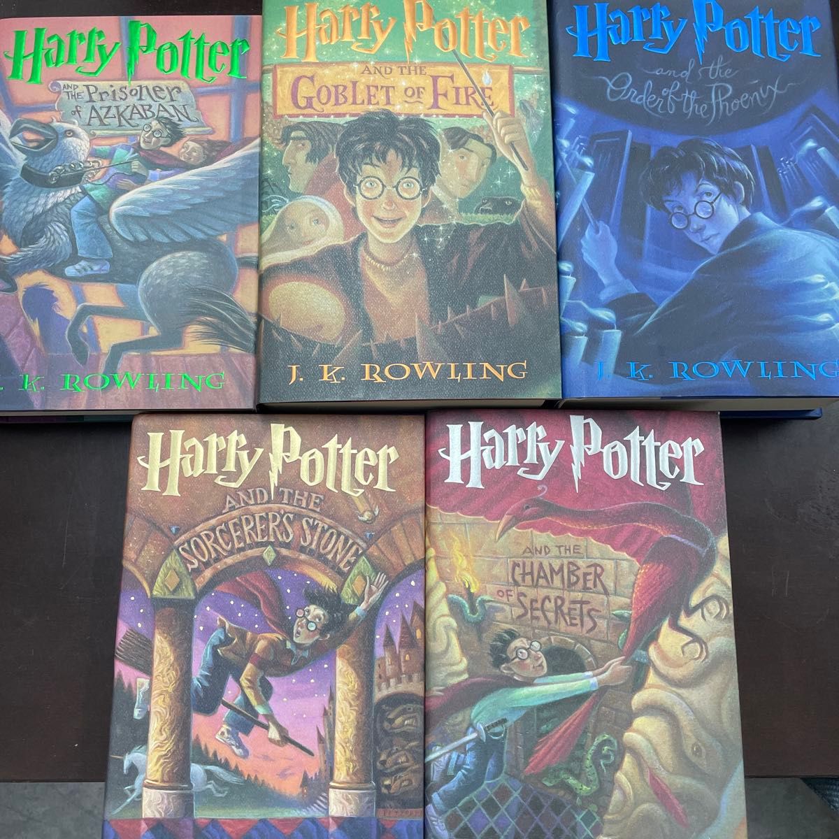 Harry Potter 英語版 ハードカバー全5巻セット（Year 1 ～ Year 5