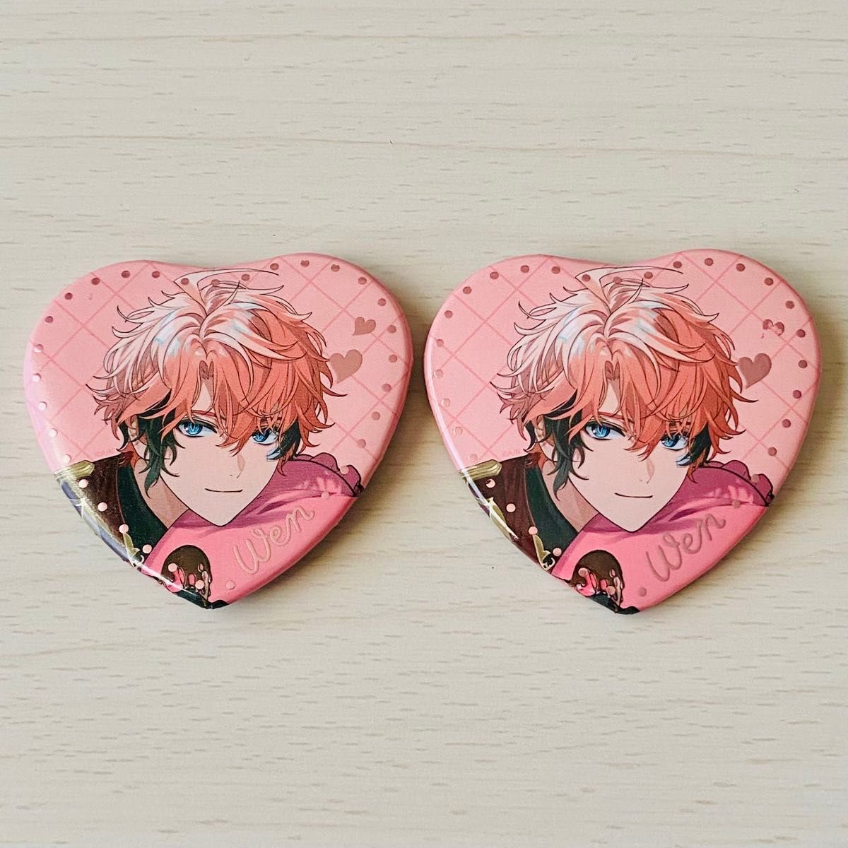 缶バッジ 赤城ウェン Melty Valentine にじさんじ バレンタイン Oriens