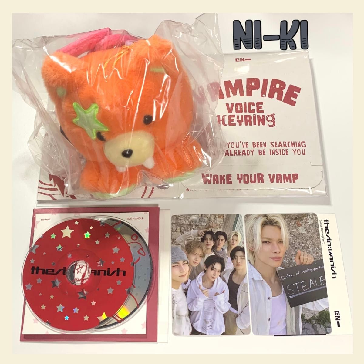 ENHYPEN【THE SIN VANISH】ボイスキーリングver ニキ｜Yahoo!フリマ