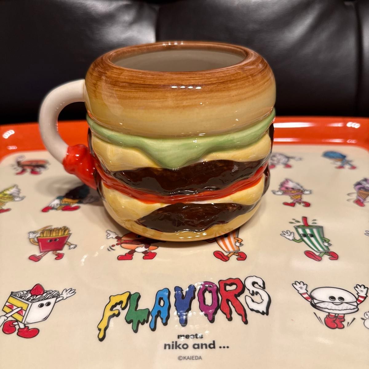 ニコアンド FLAVORS ハンバーガーマグ ドーナツマグ 2個セット