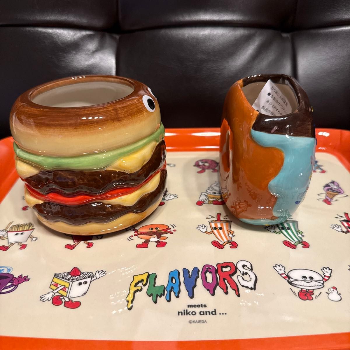 ニコアンド FLAVORS ハンバーガーマグ ドーナツマグ 2個セット