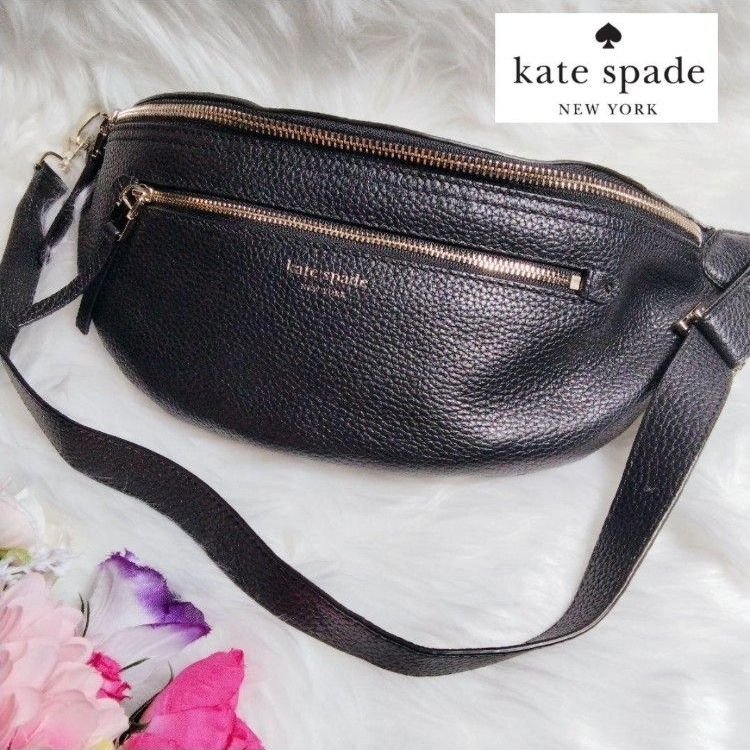 極美品 kate spade ケイトスペード ボディバッグ ウエストバッグ
