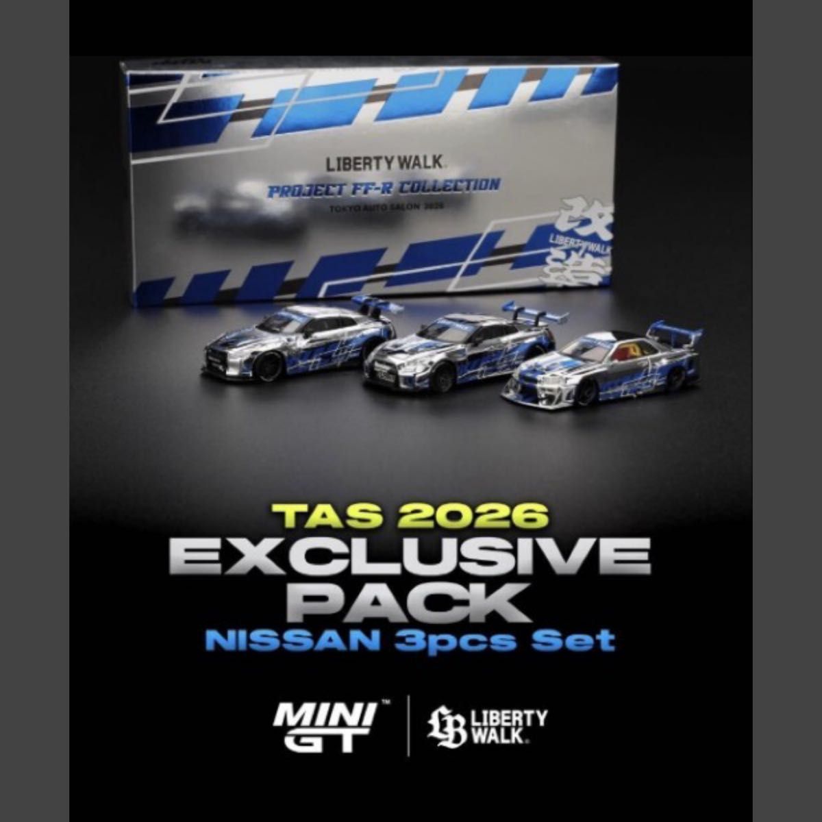 MINI GT リバティウォーク TAS 2026 NISSAN 3pcs Set｜Yahoo!フリマ