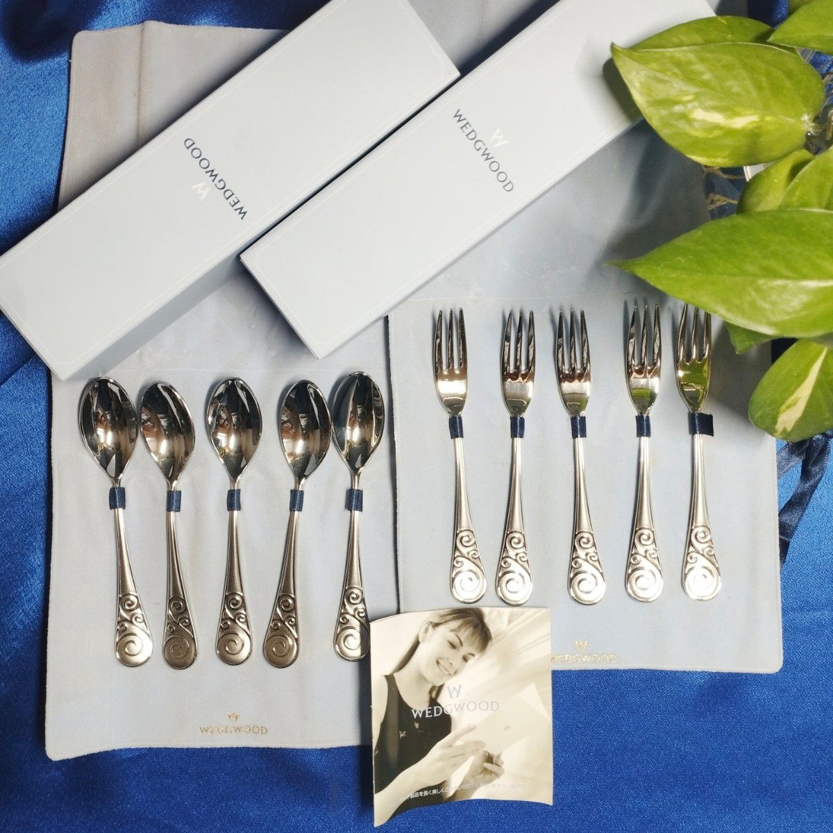 未使用・廃番】WEDGWOODカトラリー『スワルタイニー／スプーン