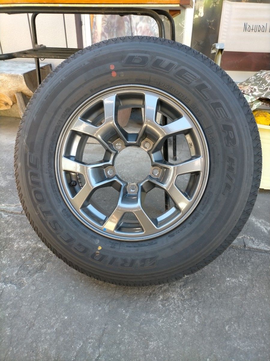 ブリヂストン JC74ジムニーノマド 15インチ純正アルミホイール一本新車外し
