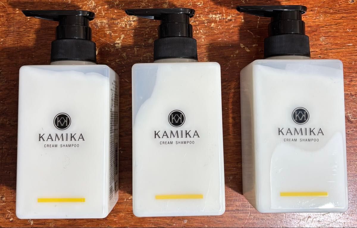 KAMIKAクリームシャンプー ベルガモットジャスミンの香り 3個セット