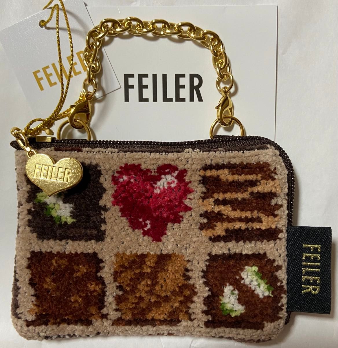 フェイラー コフレドゥショコラ サイドポーチ バッグチャーム