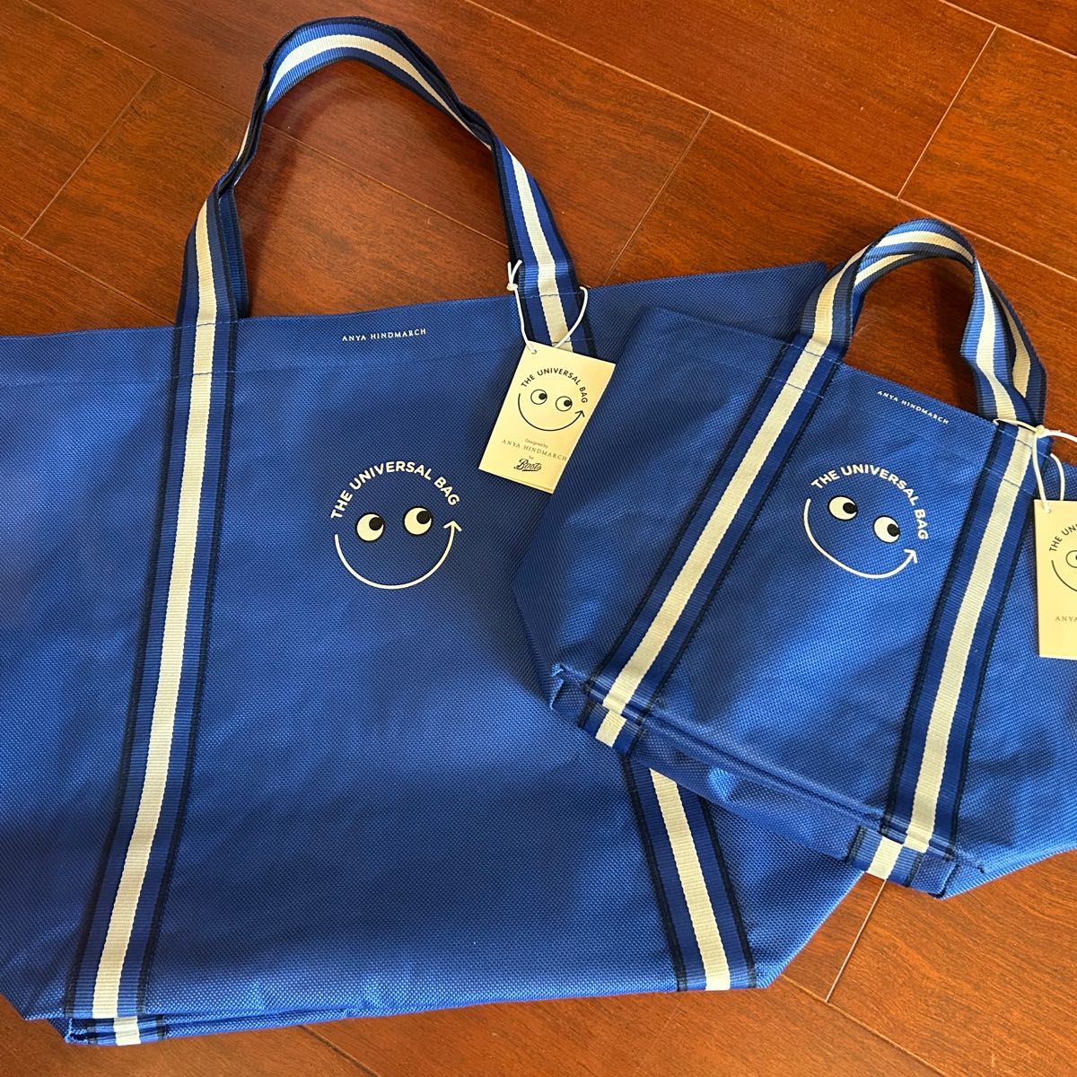 アニヤハインドマーチ】×boots エコバッグ 大小2点セット｜Yahoo