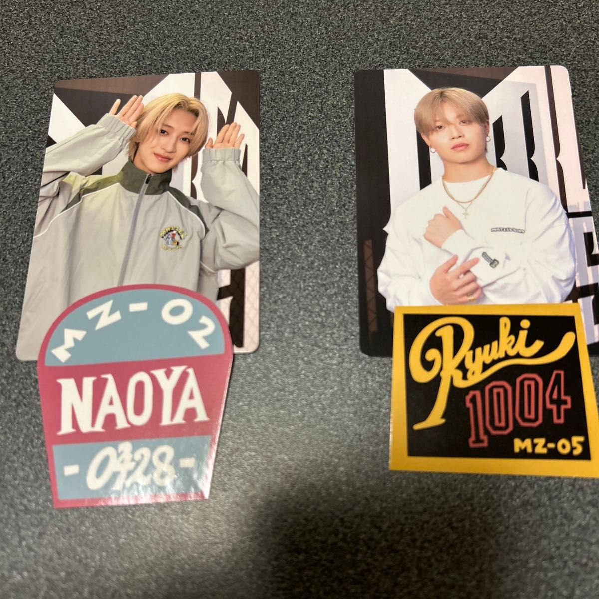 MAZZEL NAOYA&RYUKI カード ステッカー MAZZEL まぜべや ステッカー