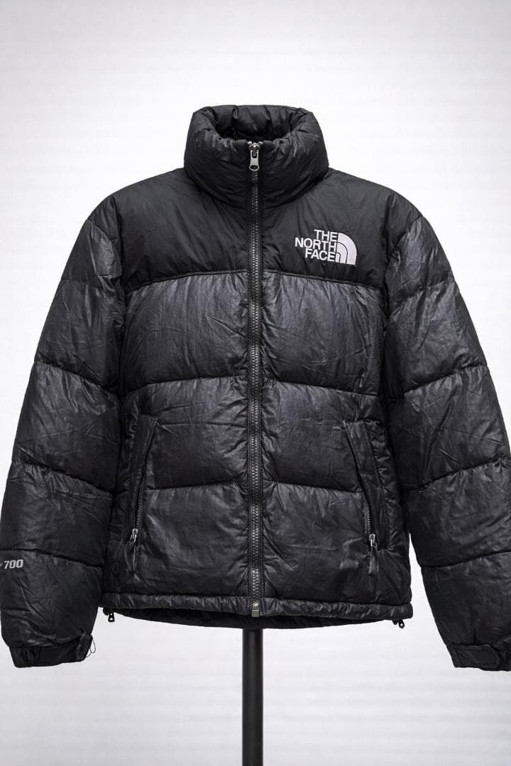 THE NORTH FACE 700FPダウンジャケット フード付 メンズ M ブラック 黒