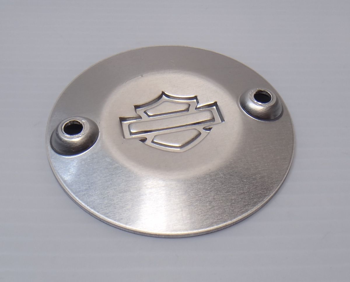 直径約63 5mm ハーレーダビッドソン純正ポイントカバー（タイマー