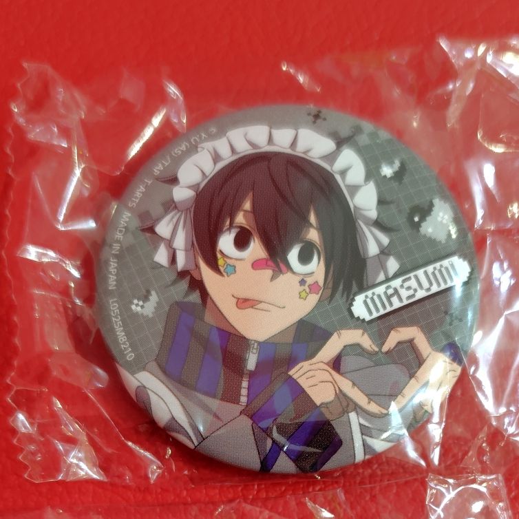 桃源暗鬼 淀川真澄 ジャージメイド 缶バッジ ガチャガチャ カプセル