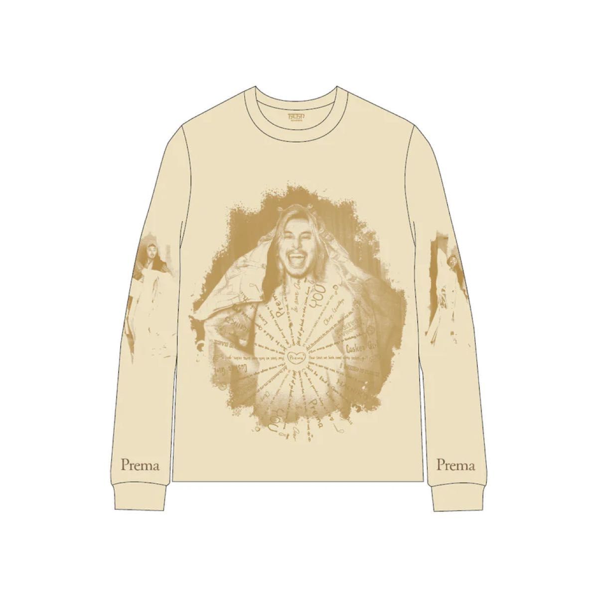Mサイズ Faded Prema Long Sleeve T-Shirt 藤井風 Fujii Kaze ロンT