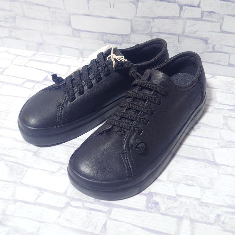 新品箱付】MUJI Labo 無印良品 CAMPER レザー ローカット スニーカー