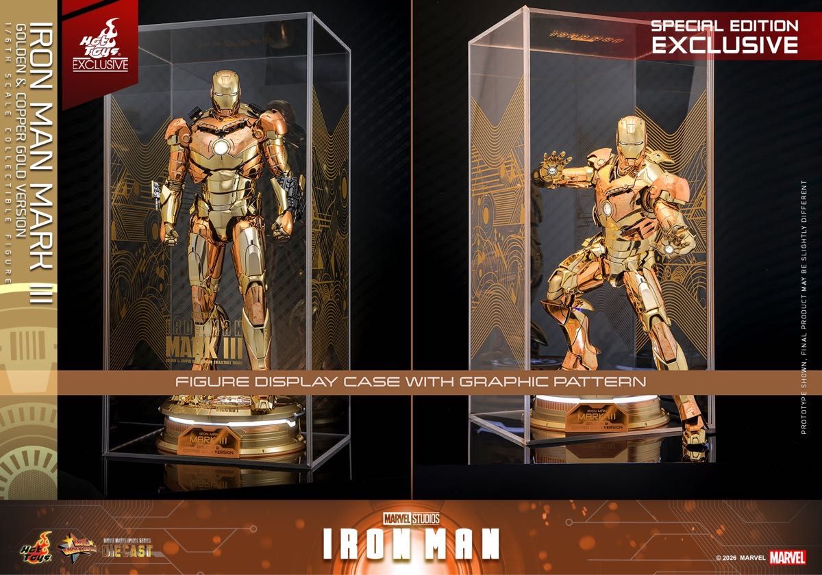 ホットトイズ MMS848D78 アイアンマン・マーク3（ゴールド & コッパー