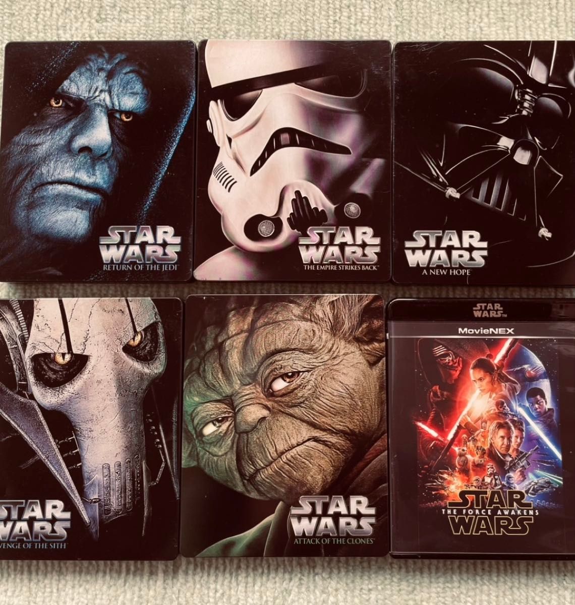 スターウォーズ スチールブック仕様 全巻 Blu-ray 数量限定生産 セット