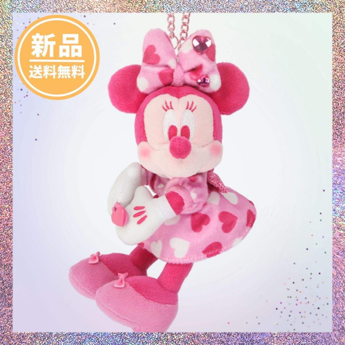 新品タグ付き】 ミニー ぬいぐるみチャーム ファンダーランド