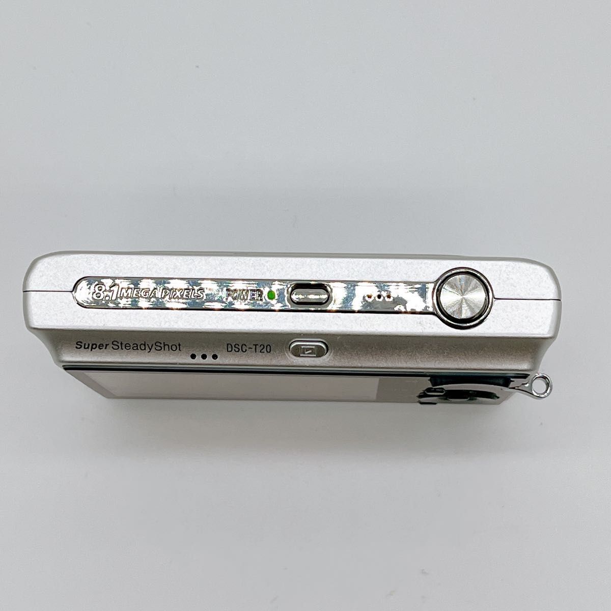 希少】SONY サイバーショット DSC-T20 シルバー コンデジ オールド