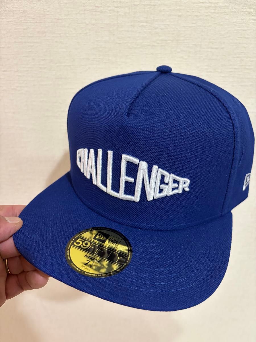 CHALLENGER NEW ERA 59FIFTY LOGO CAP ブルー 7 1/2 新品未使用品