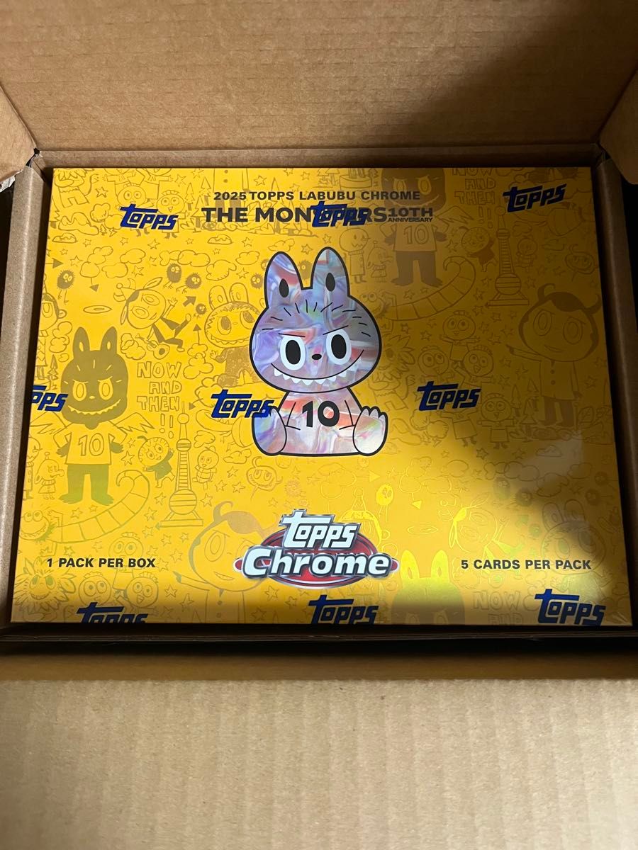 Topps Chrome Labubu ラブブ 2box 2箱 未開封 2025 TOPPS LABUBU