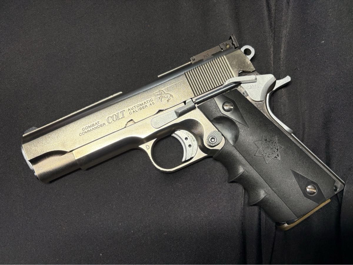 最終価格 WA コルト コンバットコマンダー カスタム シルバー モデル