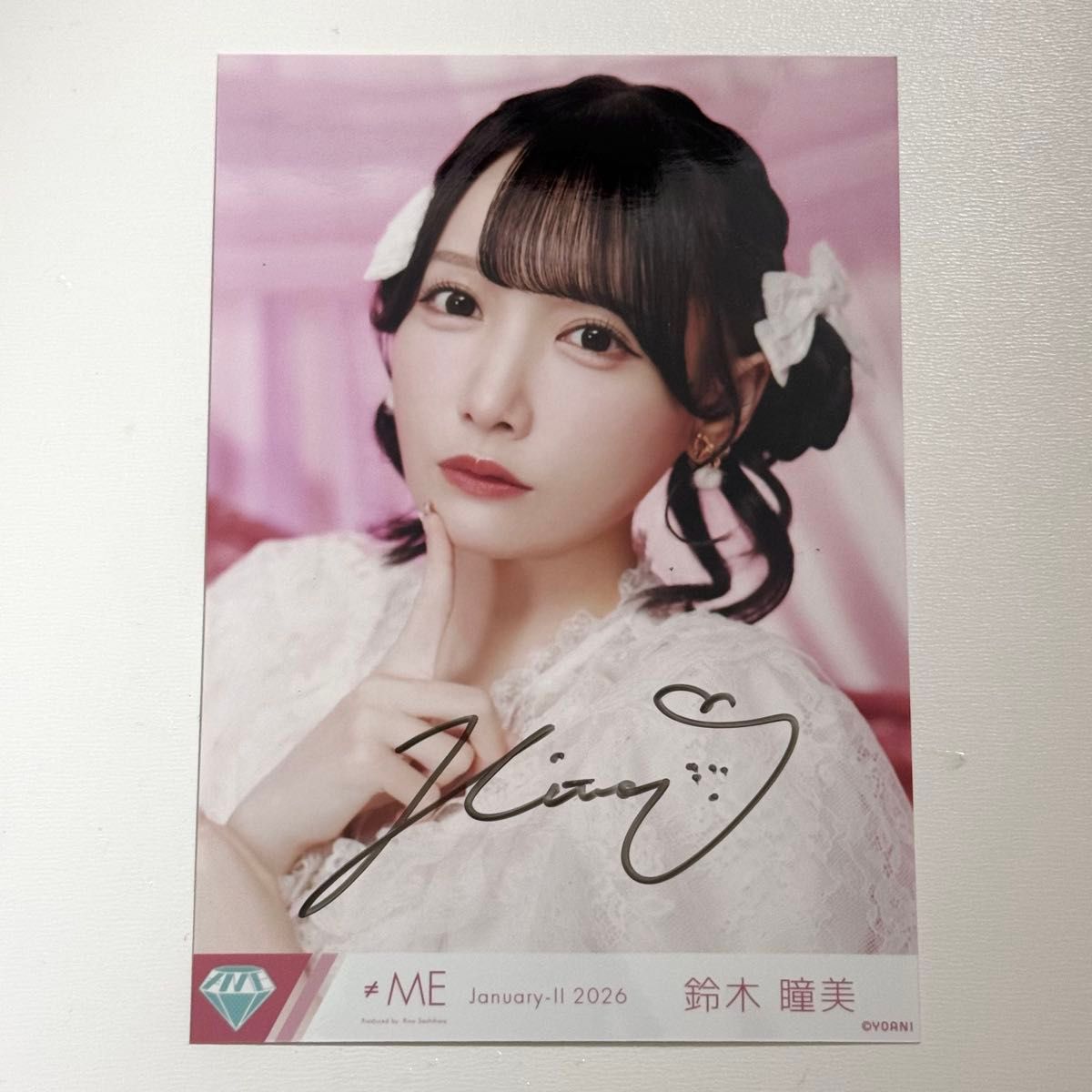 ≠ME ノイミー 鈴木瞳美 生写真 きゅんかわ人生 直筆 ヨリ｜Yahoo