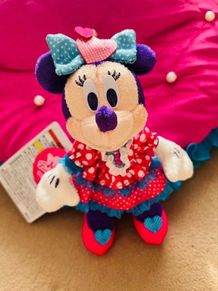 お顔厳選 パルパルーザ ミニーのファンダーランド ぬいぐるみバッジ