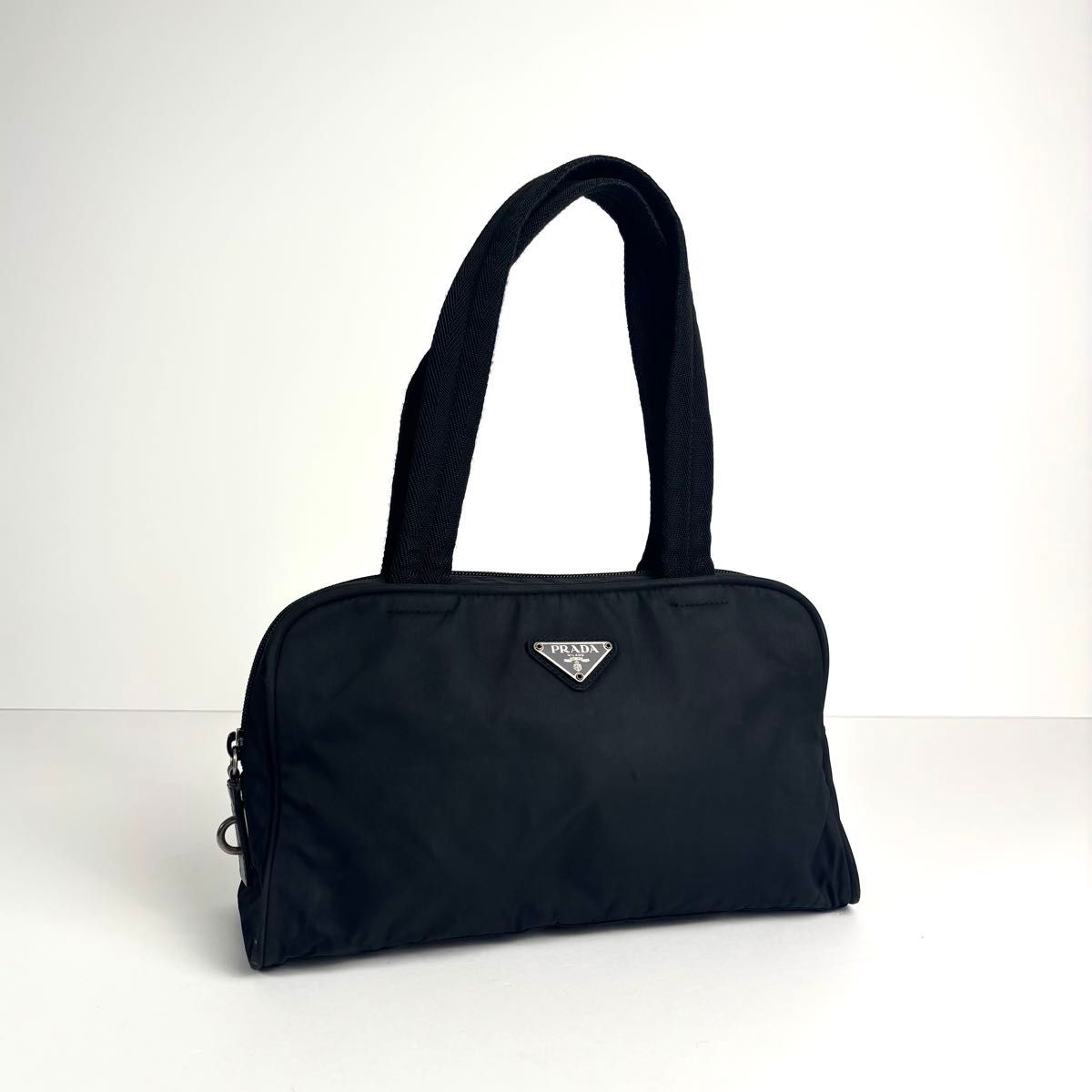PRADA プラダ ミニボストンバッグ ハンドバッグ トートバッグ 三角ロゴ