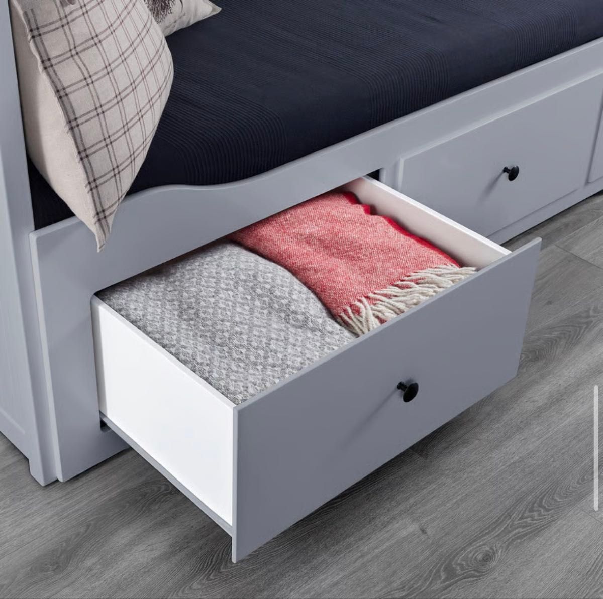 美品】IKEA HEMNES ベッドフレーム+マットレス※引取は東大阪市 美品】
