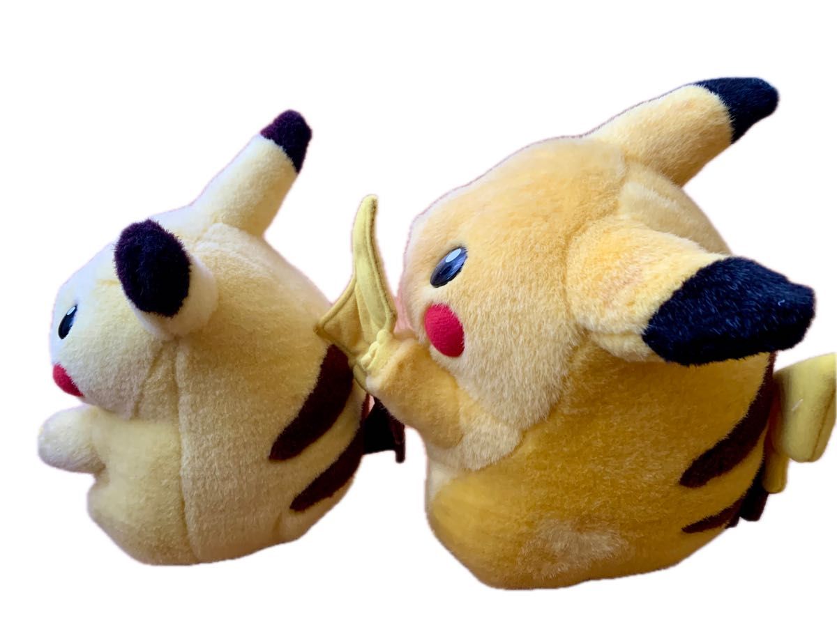 希少 TOMY製 初期ピカチュウ おしゃべりピカチュウのぬいぐるみ 2個